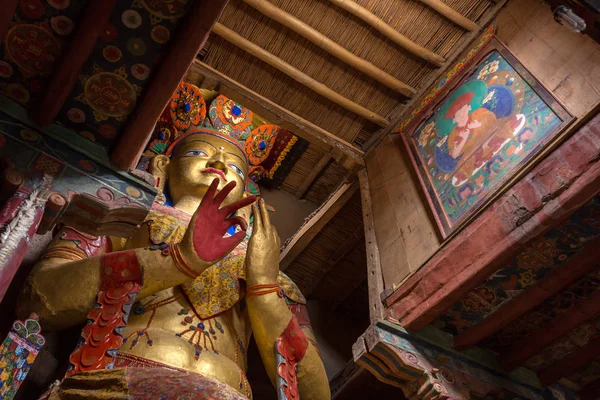 Maitreya Buddha Basgo Gompa Ladakh India Stock Photo